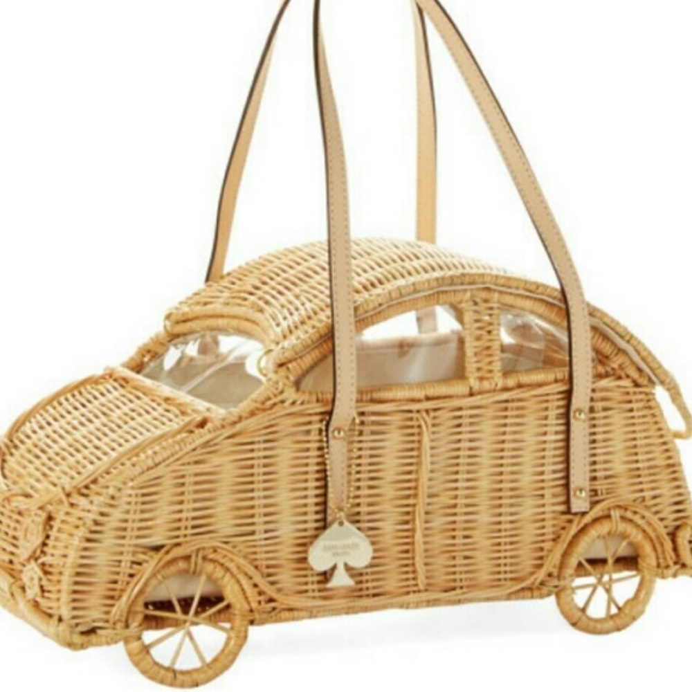 (ISO) Kate spade “Vita Riva” wicker car bag